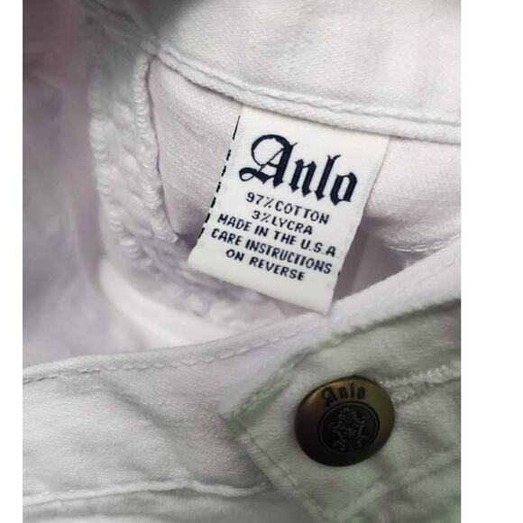 Anlo Stylish White Flare Leg Jeans with Braided Sides 29 TALL ~ DISCONTINUED - Picture 11 of 15